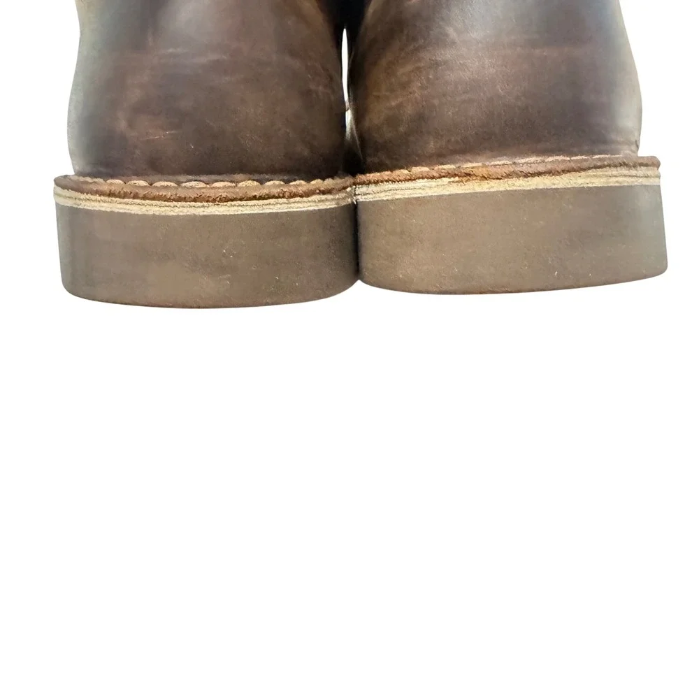 Clarks Bushacre 2 Chukka Boots Mens 10 Beeswax Brown Leather Good Ankle Boot‎